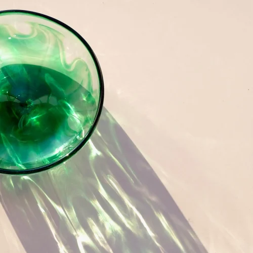 colored glass art
